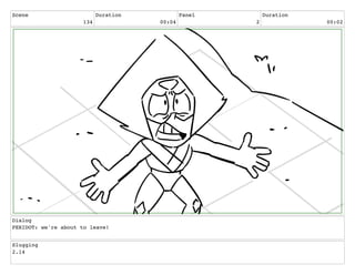 Scene
134
Duration
00:04
Panel
2
Duration
00:02
Dialog
PERIDOT: we're about to leave!
Slugging
2.14
 