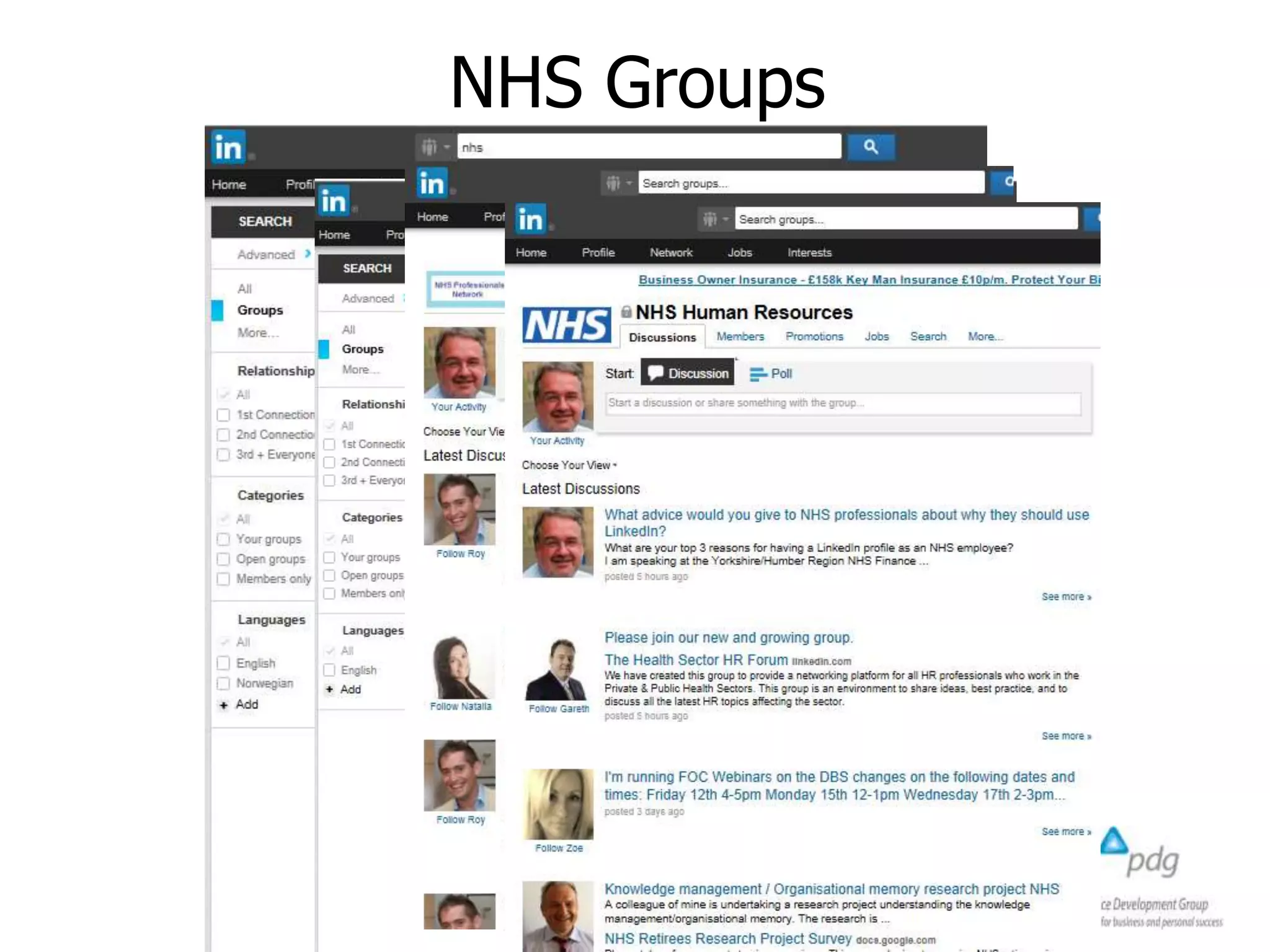 NHS Groups
 