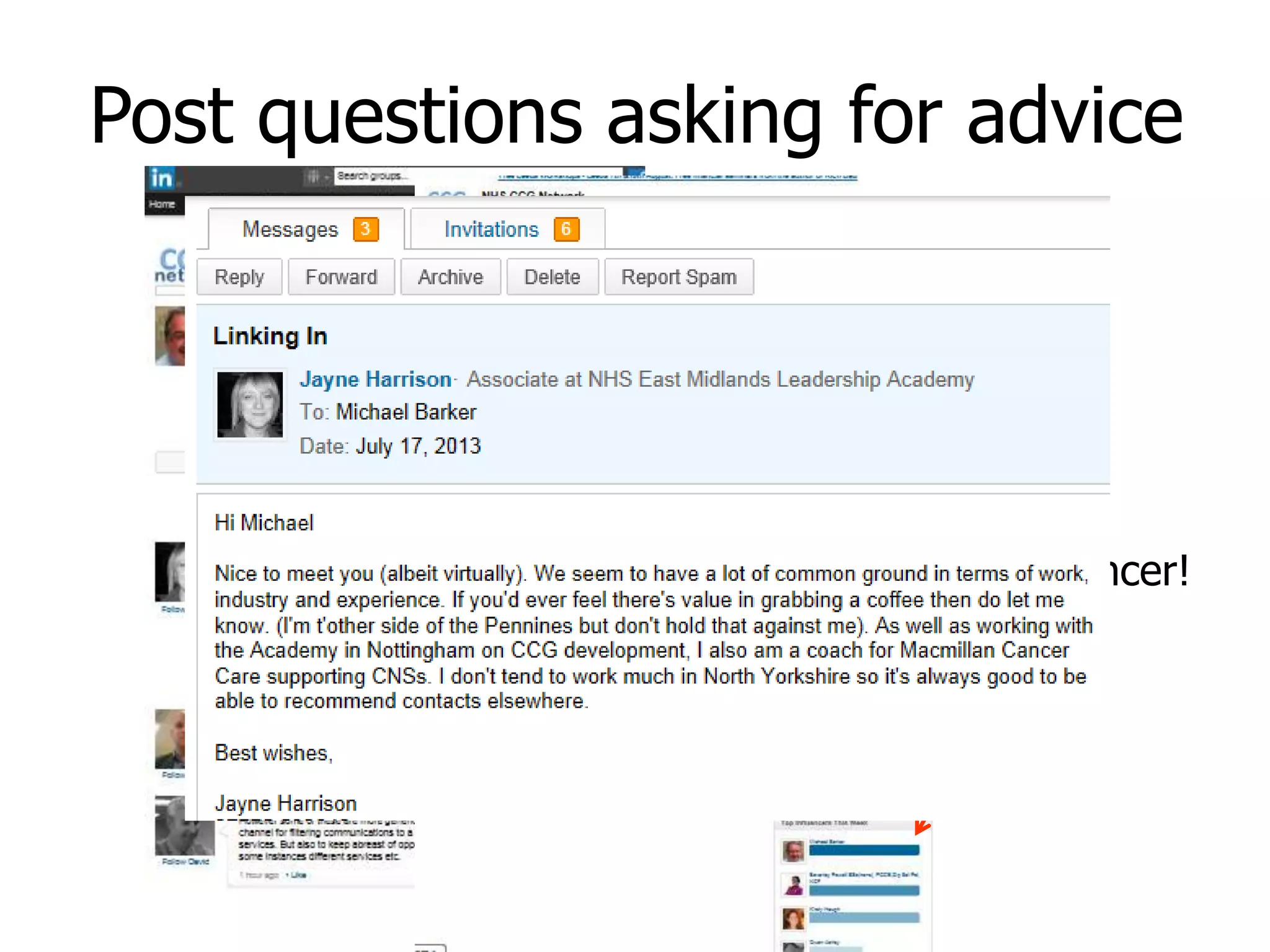Post questions asking for advice
Top
Influencer!
 