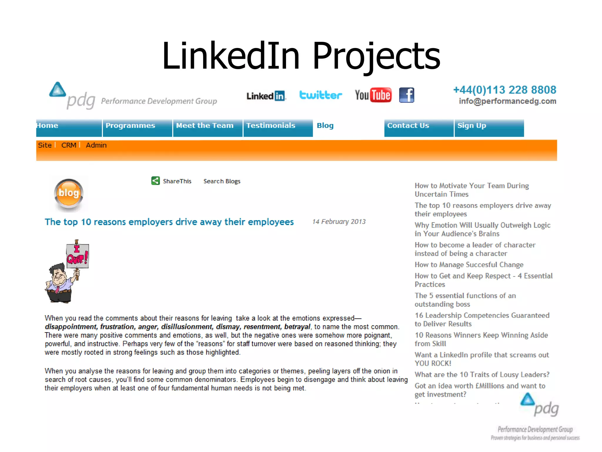 LinkedIn Projects
 