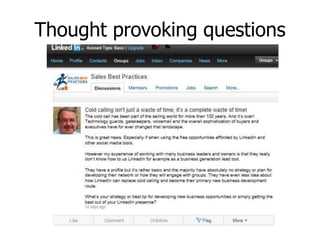 Thought provoking questions
 