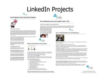 LinkedIn Projects
 