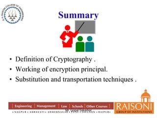 Cryptography and Encryptions,Network Security,Caesar Cipher | PPTX