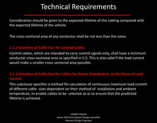Raiway applications rolling stock rules for installation of wire ...