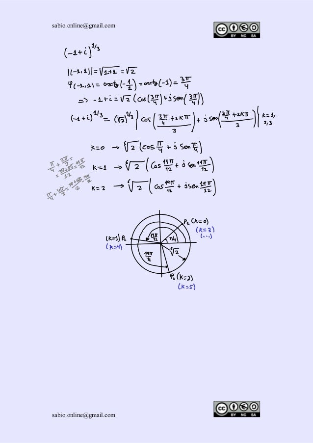 Raiz Cubica De Un Numero Complejo En Forma Polar