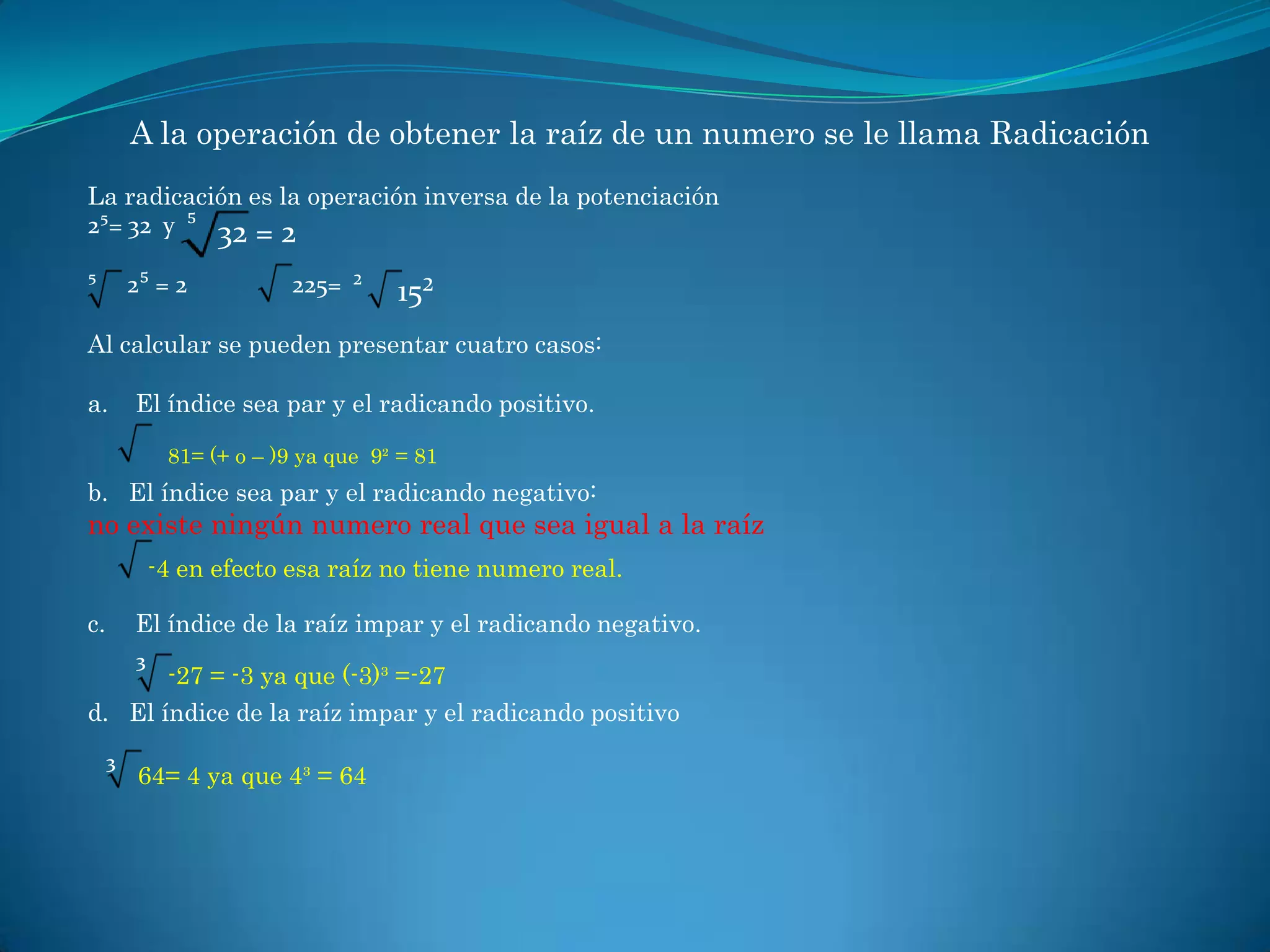 Raiz Enesima Ppt Descarga Gratuita