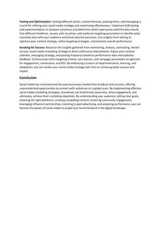 The Power of Social Media: Strategies for Effective Marketing | PDF image.