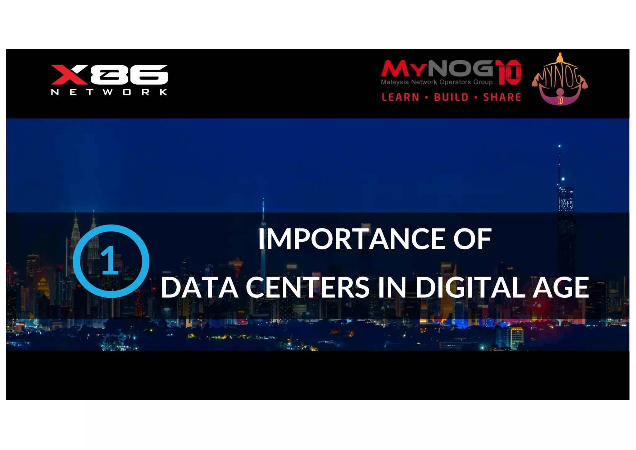 IMPORTANCE OF
DATA CENTERS IN DIGITAL AGE
1
 