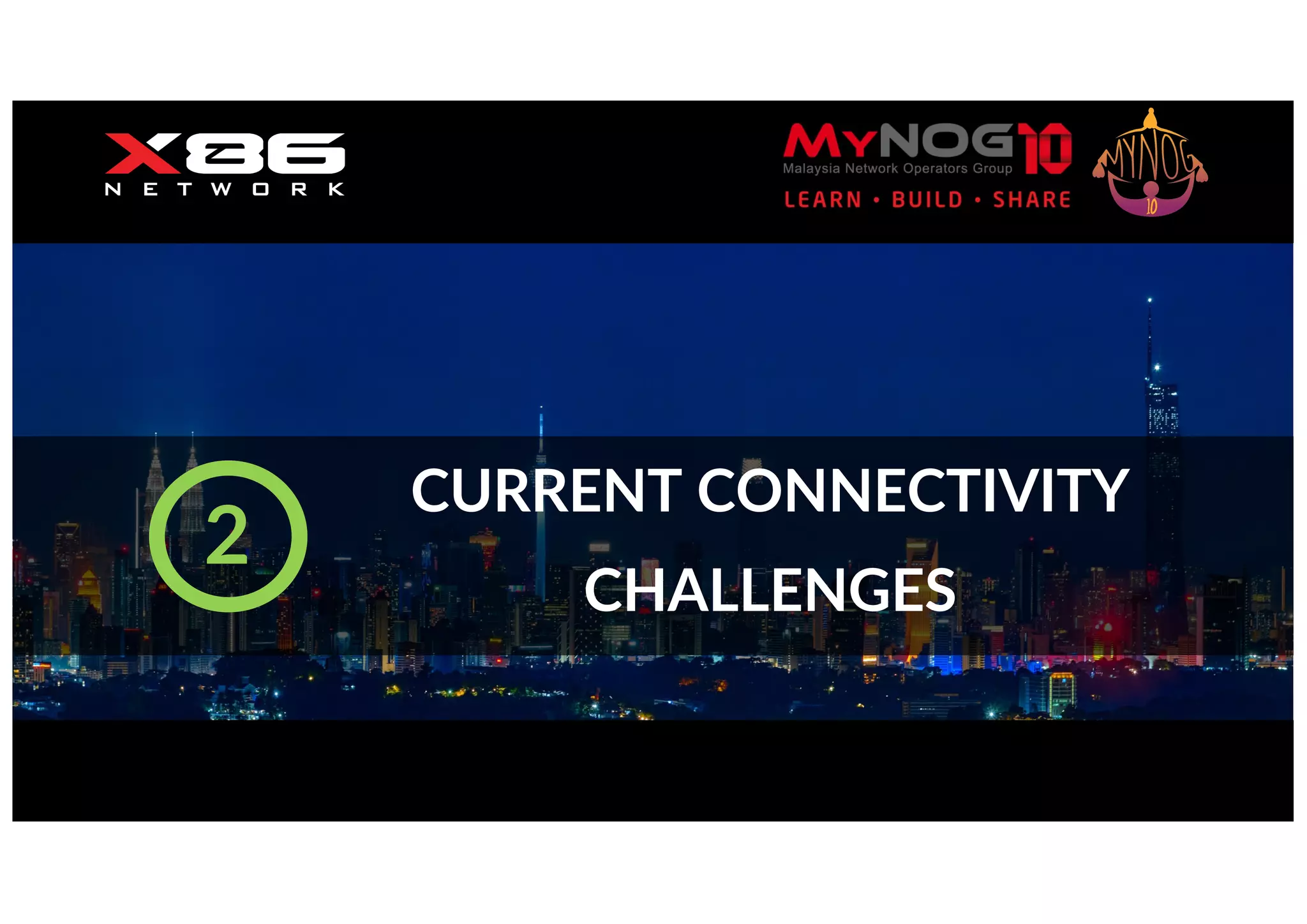 CURRENT CONNECTIVITY
CHALLENGES
2
 