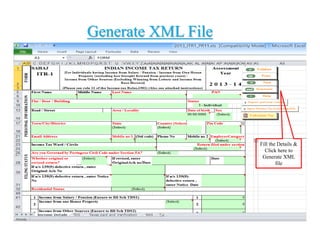 Filing of Income Tax Returns | PPTX