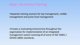 Integrated Management System training,awareness,safety | PPT