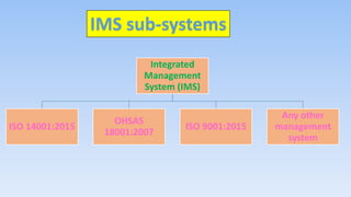 Integrated Management System training,awareness,safety | PPT