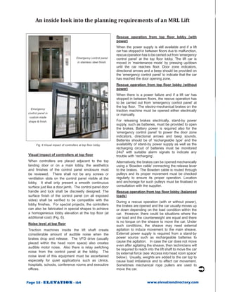 Vertical Transportation Consultants Dubai VTME Dubai Rajan Samson Article MRL (Machine Room Less) Lift Planning