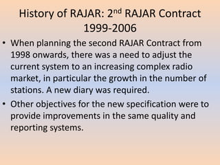 Molo Rajar RAJAR Research | PPTX