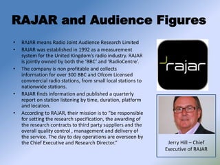 Rajar and audience figures (2) | PPTX
