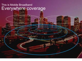 Everywhere coverage This is Mobile Broadband 