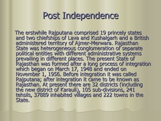 Rajasthan | PPT
