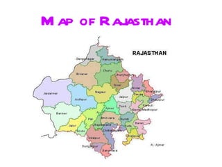 Map of Rajasthan 