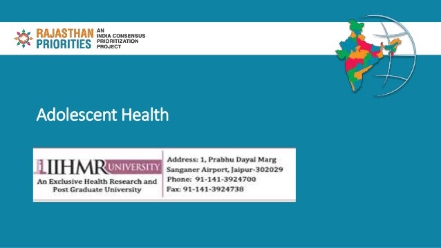 Adolescent Health
 