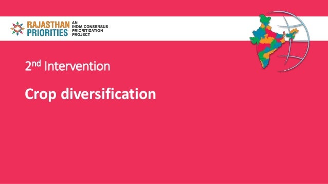 2nd Intervention
Crop diversification
 