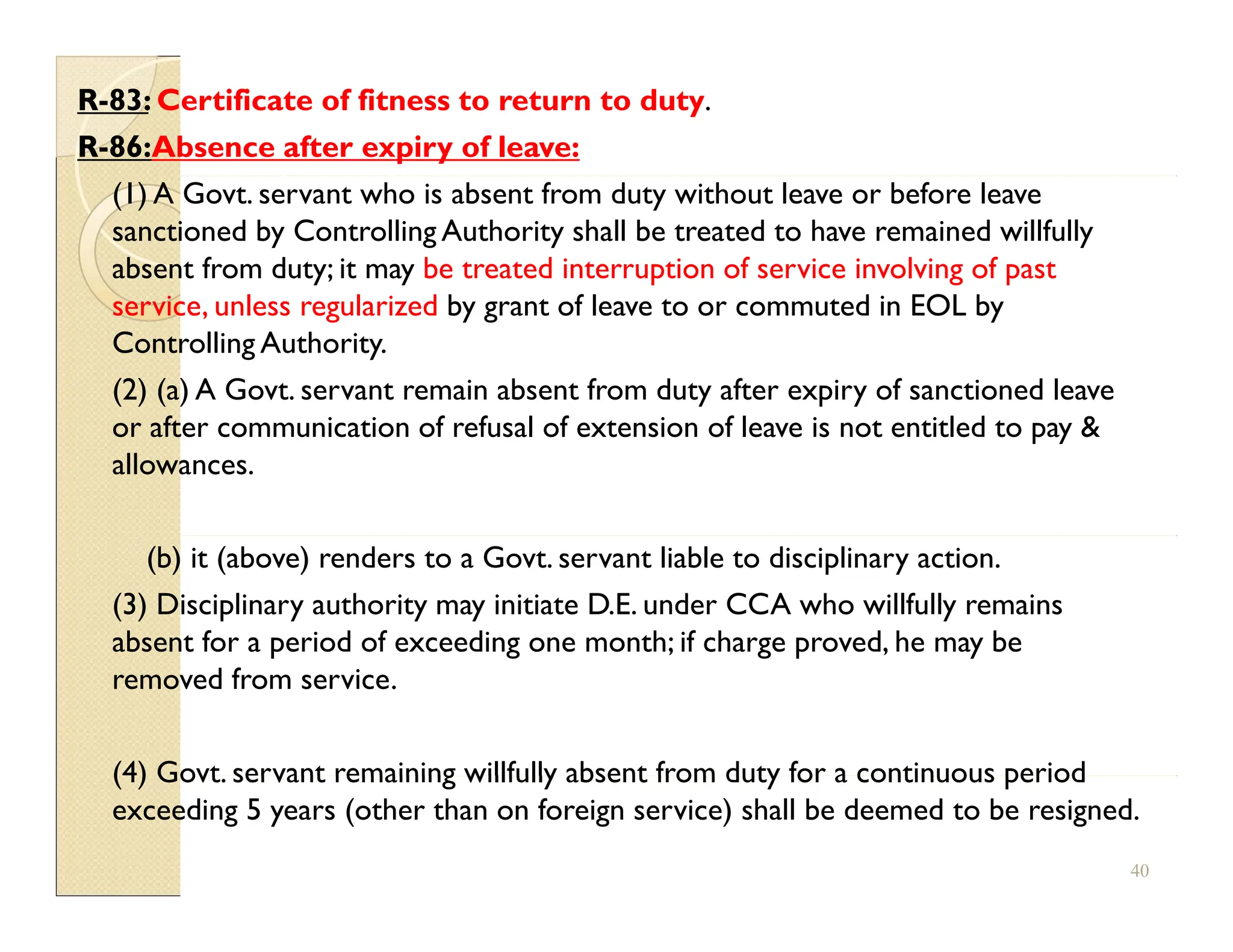 Rajasthan Service Rules for Rajasthan Government Employees | PDF
