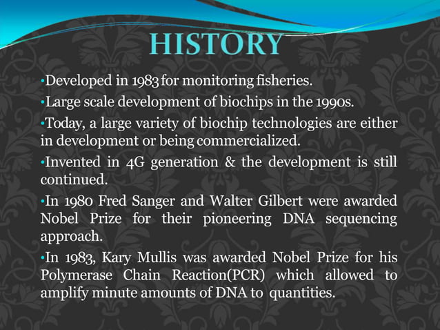 The Biochip Technology | PPTX