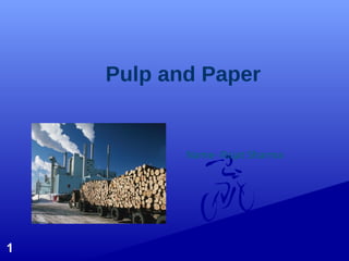 Pulp and Paper
Name- Rajat Sharma
1
 