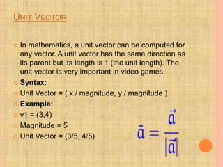 vector application | PPTX