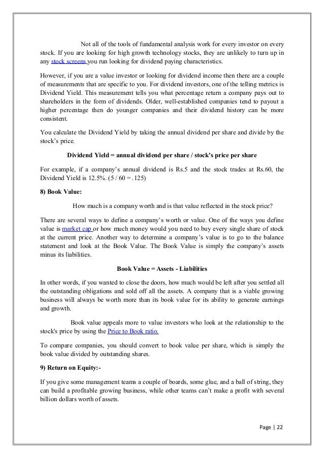 how to do a stock analysis