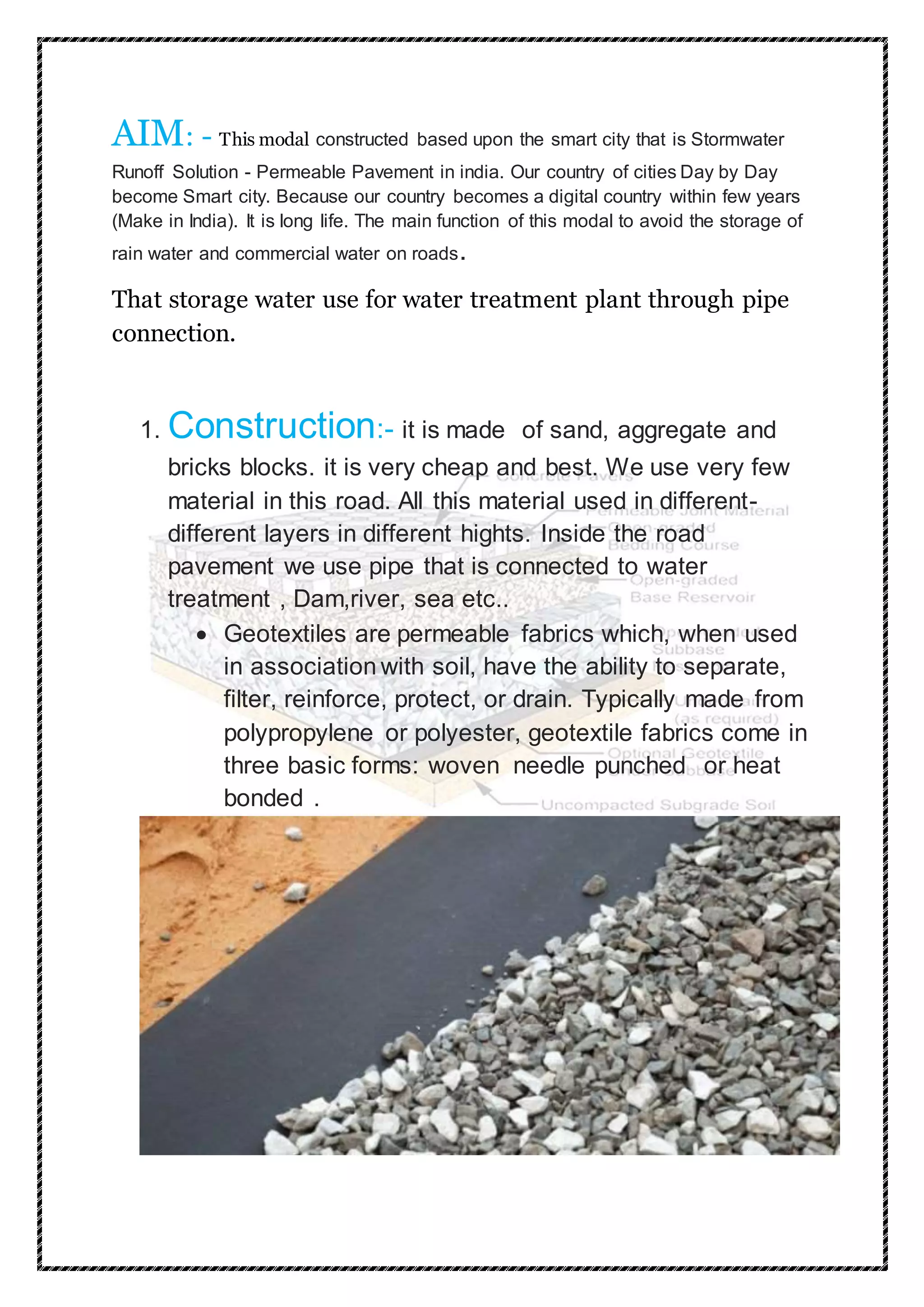STORM WATER RUN OFF PRIMEVAL PAVEMENTS | PDF
