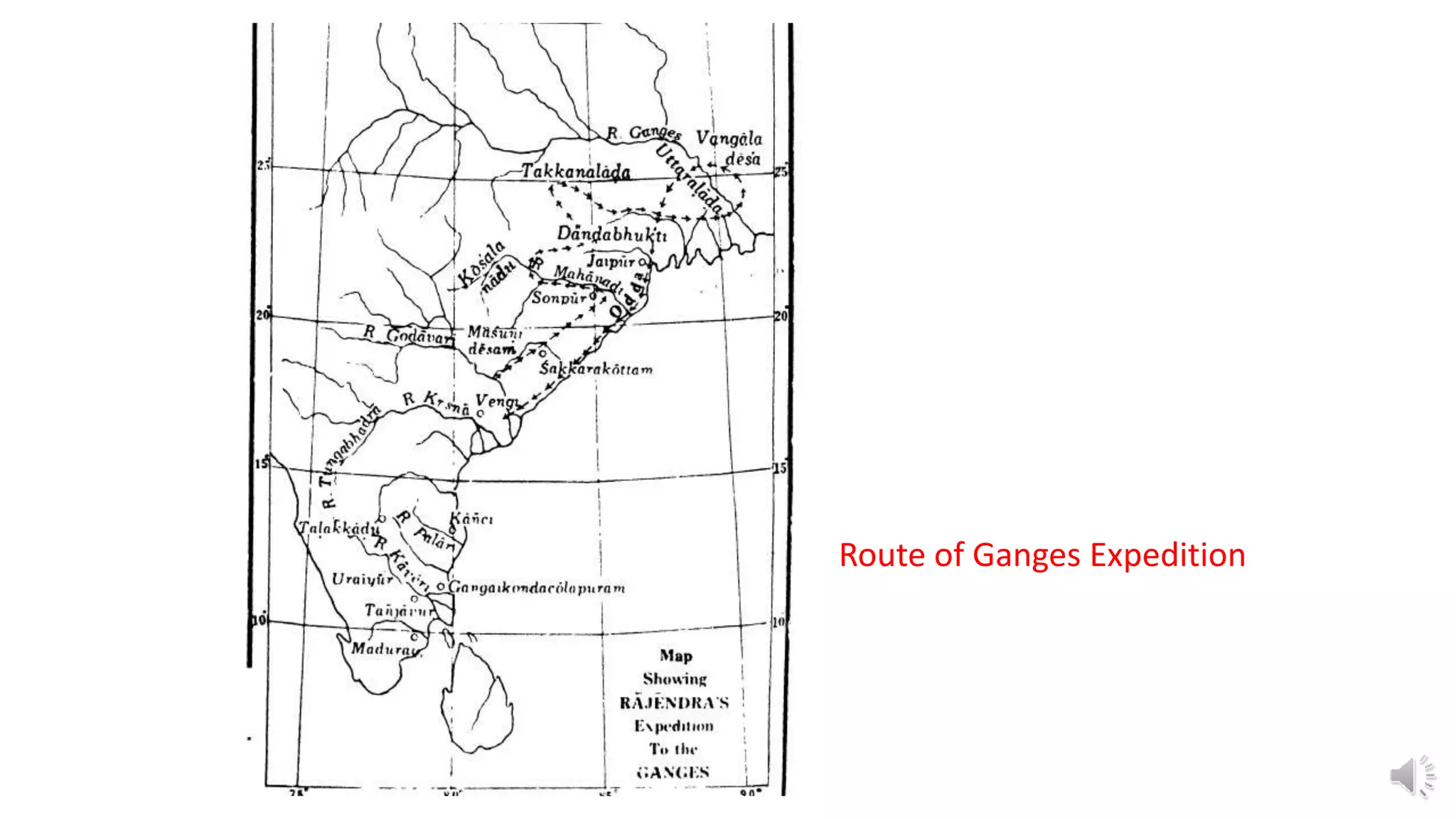 Route of Ganges Expedition
 
