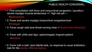 Approach to febrile illness and common tropical fever.pptx