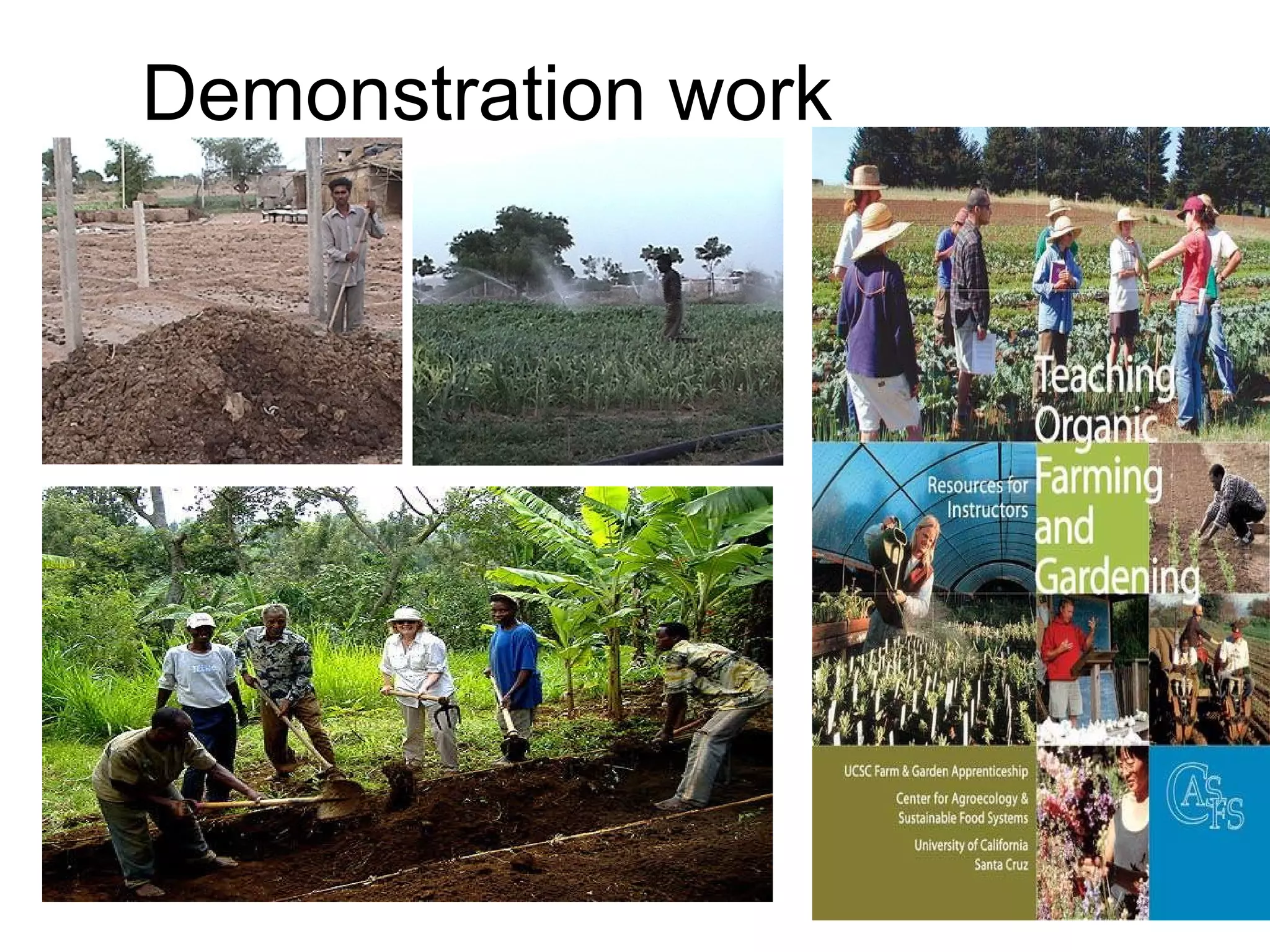 Demonstration work 
