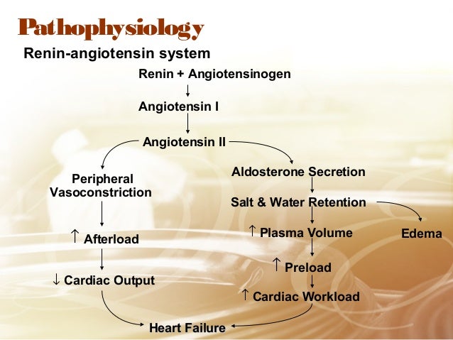 Heart Failure Pathophysiology Flow Chart