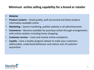 Successful online selling - Strategies for Offline Brands and Retailers