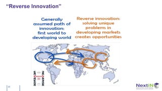 “Reverse Innovation”




23
 