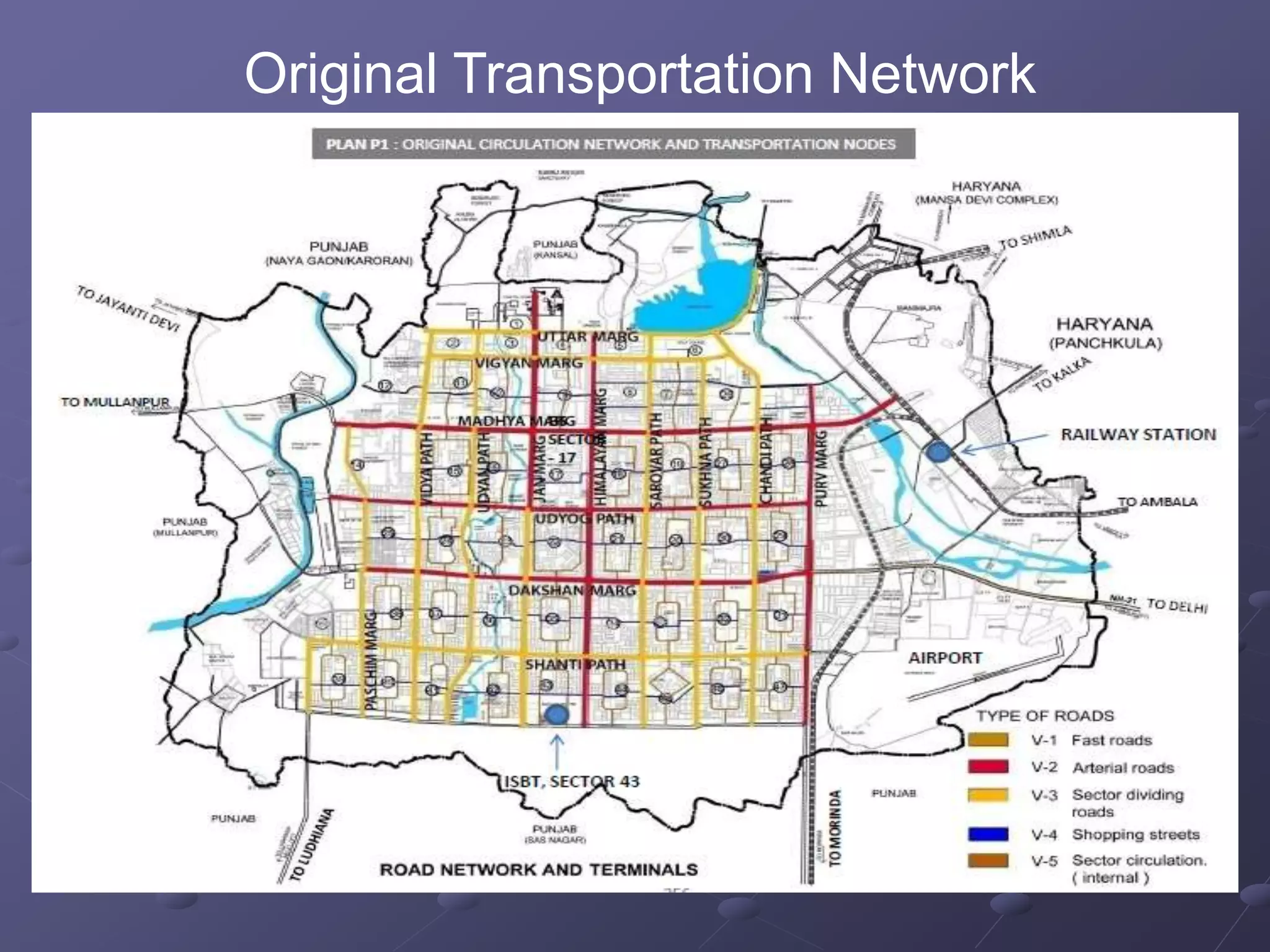 Original Transportation Network
 