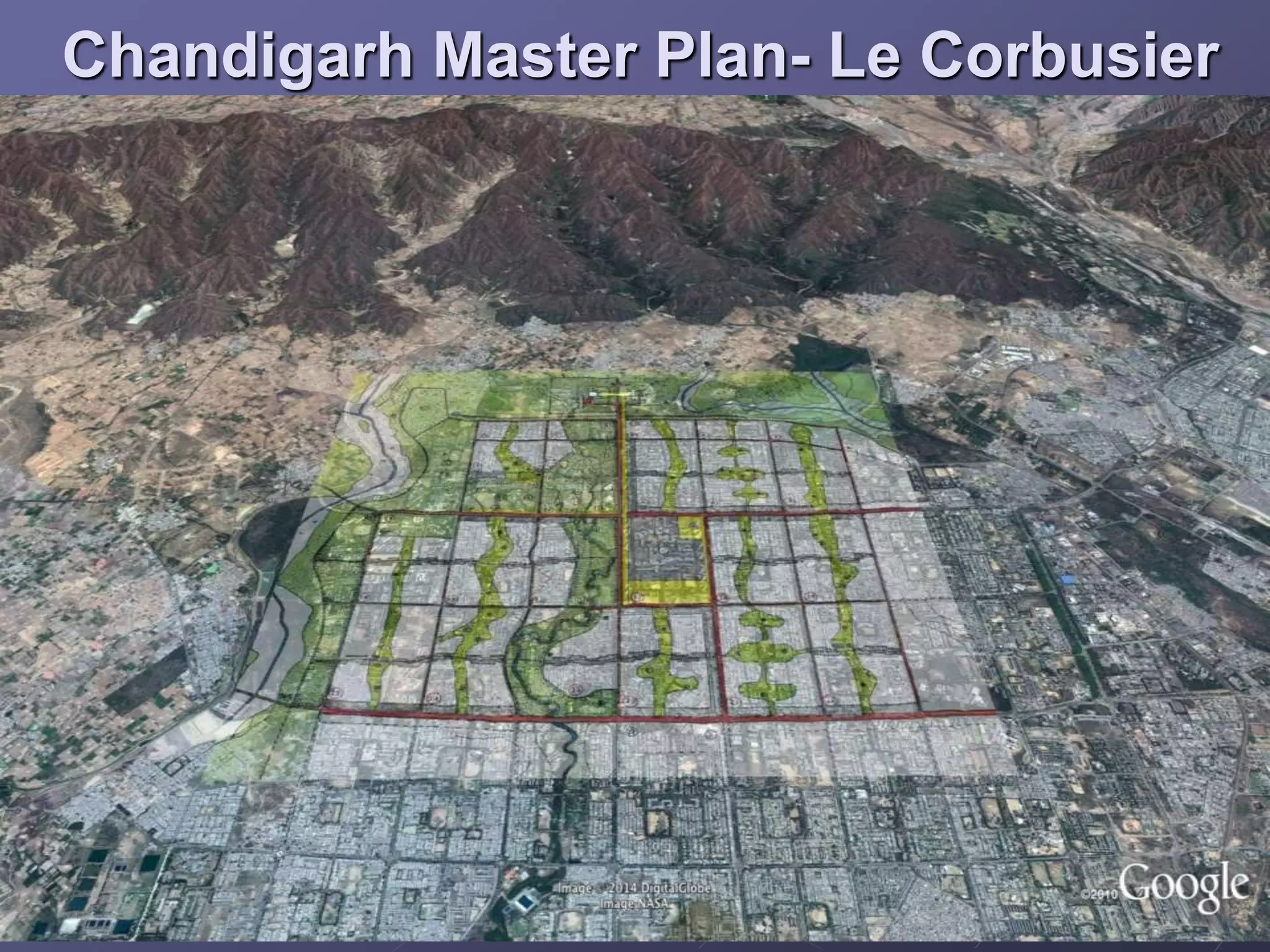 Chandigarh Master Plan- Le Corbusier
 