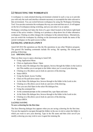 rajkumar report on the basis of auto cad and briefly introduction of ...