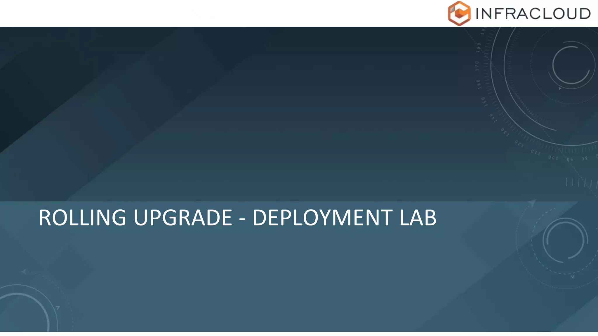 ROLLING UPGRADE - DEPLOYMENT LAB
 