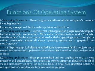 Operating System PPT | PPTX | Operating Systems | Computer Software and ...