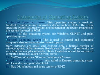 Operating System PPT | PPTX | Operating Systems | Computer Software and ...