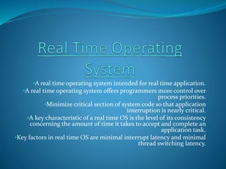 Operating System PPT | PPTX