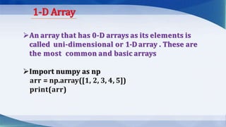 NumPy | PPT