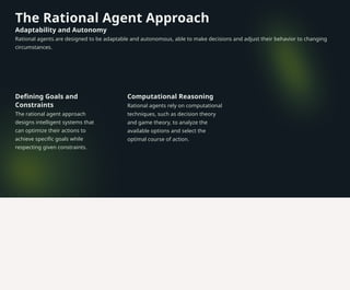 Ration Agent Approach Example Comprehensive Exploration of AI Modeling Techniques: Turing Test ...