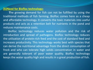 Biofloc Fish Farming Training.pdf Bio Floc Fish Farming. | PDF
