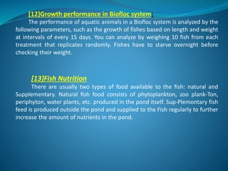 Biofloc Fish Farming Training.pdf Bio Floc Fish Farming. | PDF