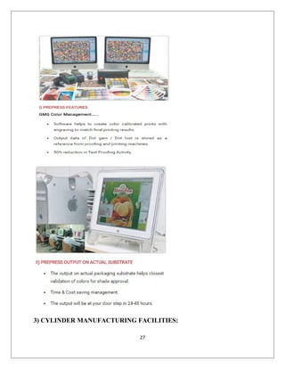 3) CYLINDER MANUFACTURING FACILITIES:
27
 