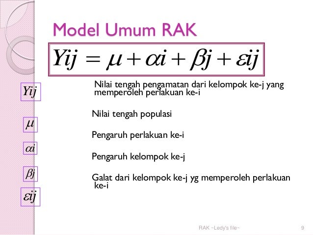 Rancangan Acak Kelompok