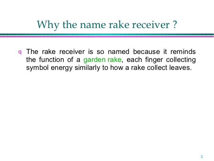 function of rake